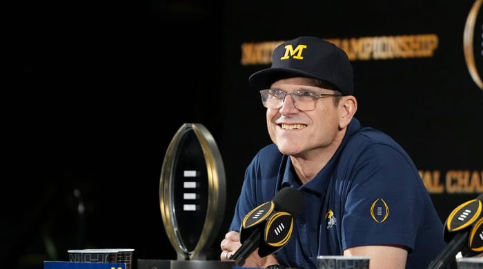 Michigan Wolverines coach Jim Harbaugh